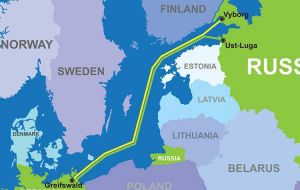 With the parallel, existing Nord Stream pipeline that has been operating since 2011, the two channels have the capacity to deliver more than a quarter of the gas demanded by Western Europe. 