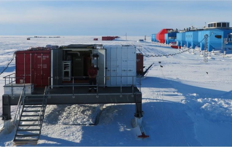 The automation platform at Halley Research station