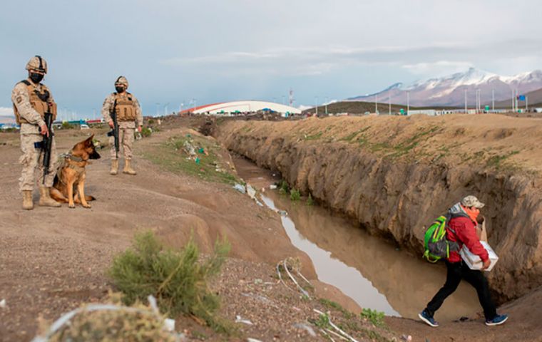 At least 23 migrants died last year trying to cross the border from Bolivia. 