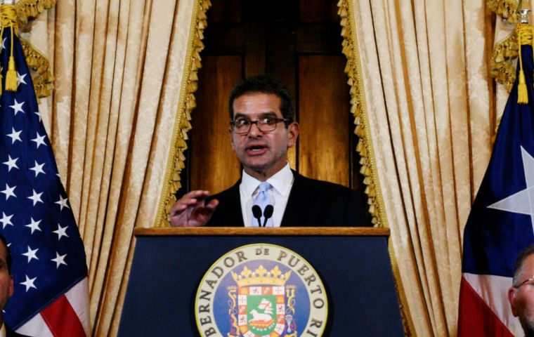 Governor Pierluisi still advised people to keep their masks on when indoors