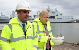 During a visit to Cammell Laird Shipyard, the Prime Minister and Defense Secretary set out how the new strategy would level up regions across the UK  (Pic PA)