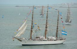 All tall ships together are “an example of fraternity, peace and warmth”