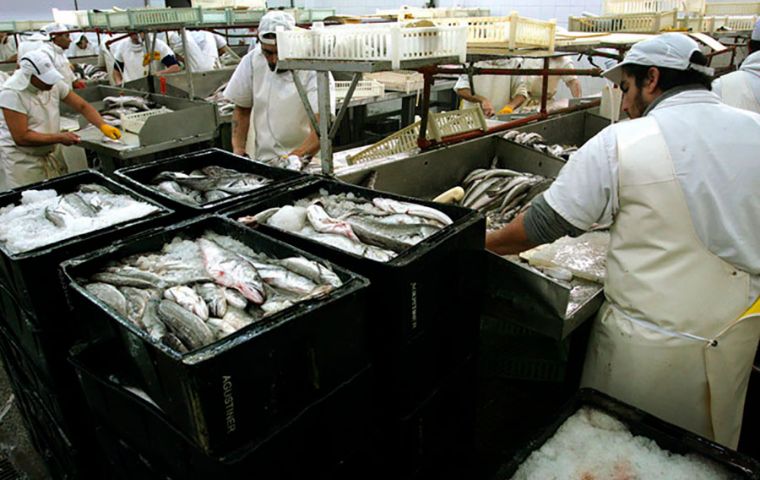 In 2021 Argentina exported 26,000 tons of fish produce for some 80 million dollars, mainly hake fillets and shrimp tails