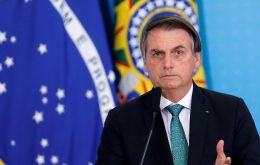 First Lady Michelle Bolsonaro said her husband was fine, nonetheless