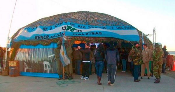 Malvinas Veterans set up the Dignity Tent in Rio Grande, Tierra del Fuego - Vimarsana News