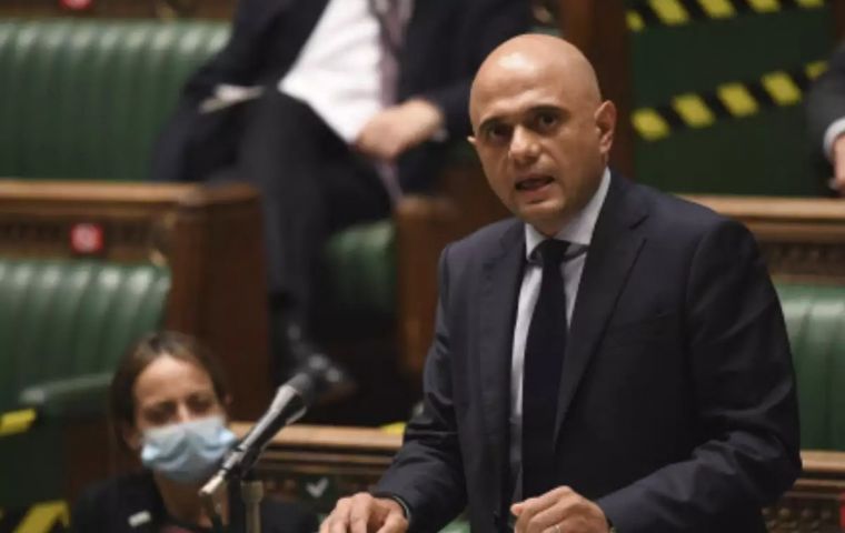“Vaccines remain our best defence and we are now offering spring boosters,” Sajid Javid said  