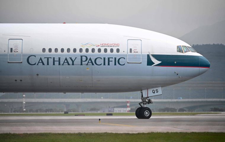 Cathay Pacific's operation will be the longest in terms of distance but a Singapore Airlines service will remain longer regarding flight time