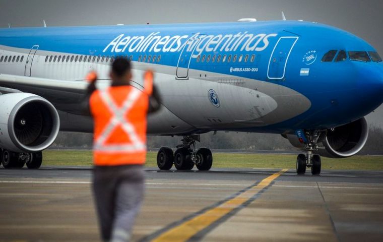 Aerolíneas Argentinas announced it now has all its “federal corridors” fully operational