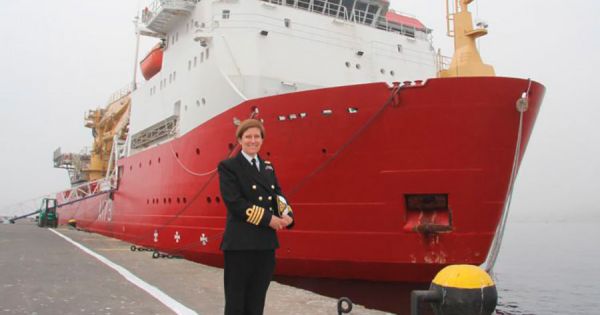 Ice Patrol Ship HMS Protector has its first female captain, Milly Ingham - Vimarsana News