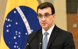 Carlos Franca, foreign minister informed of his meeting with US Secretary of State Antony Blinken during a public hearing at the Senate’s Committee