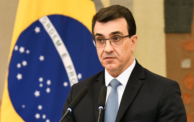 Carlos Franca, foreign minister informed of his meeting with US Secretary of State Antony Blinken during a public hearing at the Senate’s Committee