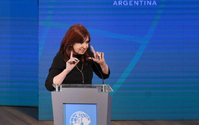 CFK stressed that international law must be respected by all countries