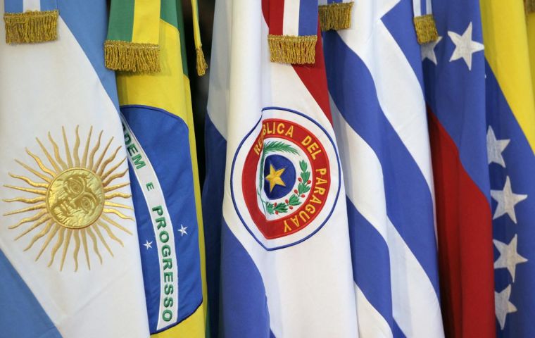 Under Mercosur rules, the Common External Tariff on purchasing products from outside the bloc can only be changed by mutual agreement by the four countries