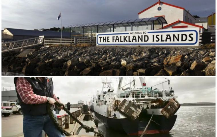 Since the end of the transition period in January 2021 Falklands’ exports to the EU have been subject to tariffs, 42% for meat and 6% to 18% for fisheries