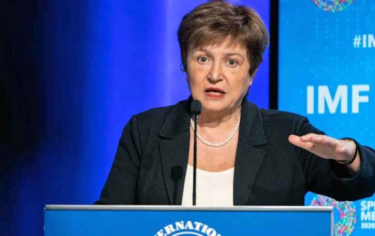 Some of the global changes are good for Argentina, Georgieva pointed out 