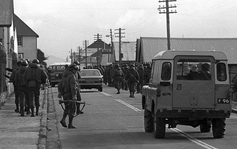 While there might have been 633 civilians present in Stanley during the Falklands war in 1982, only 156 of those residents are still alive today.