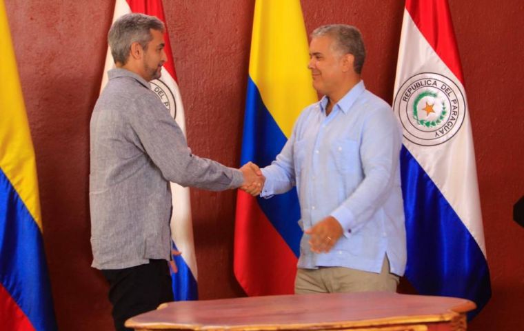 Colombia will help Paraguay fight local guerrillas   
