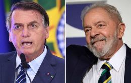 Bolsonaro walked through his supporters and said very little while Lula gave yet another speech