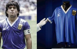 There were two jerseys that day; the one Sotheby's had was from the goalless first half, Maradona's family argues