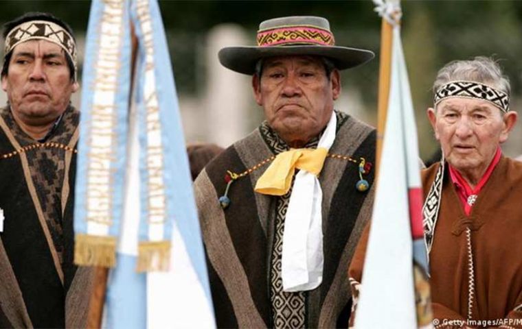 The Mapuche conflict “is part of a national discussion that is contemplated in the laws and in the Constitution,” Cerruti explained