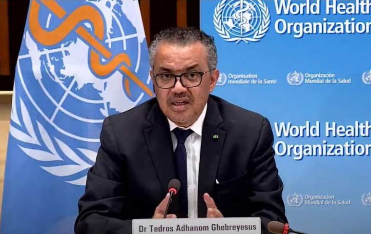 These data show the need for countries to invest in stronger health systems, said Tedros Adhanom Ghebreyesus.