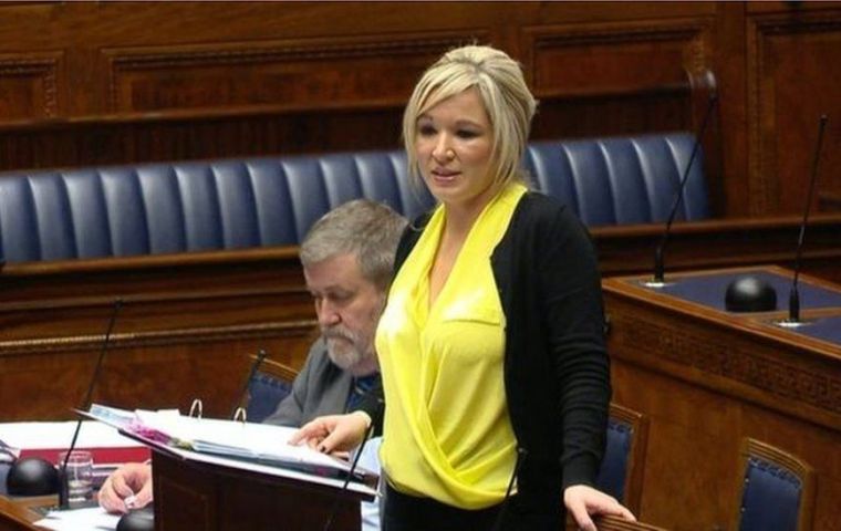 Sinn Fein Michelle O'Neill in line to be the First Minister, said Northern Ireland was entering a new era, “a defining moment for our politics and our people”