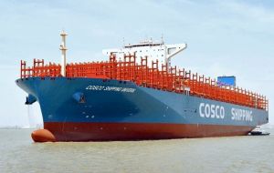 Under Cosco’s plan, the port will be able to handle the world’s largest container ships and process up to 1 million standard containers a year