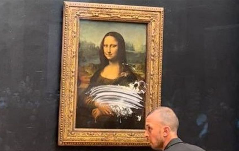 The painting had suffered other attacks in the past