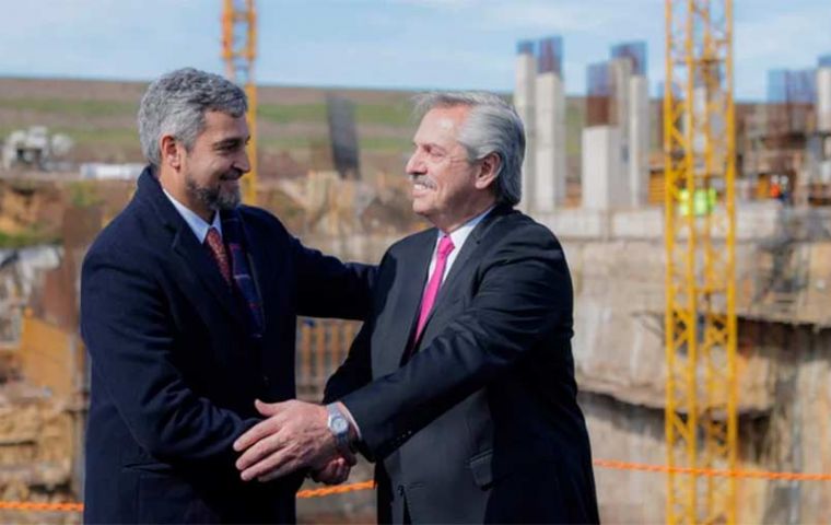 Electricity plants are full steam ahead, but the reopening of the local border crossing not quite so, Abdo and Fernández admitted 