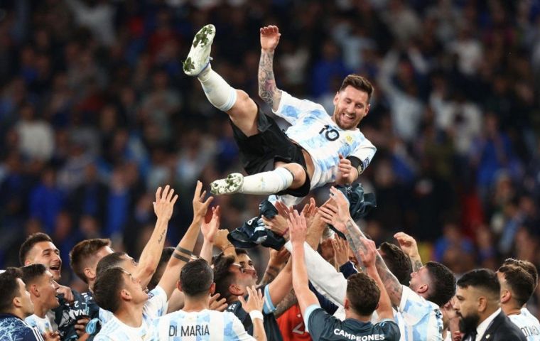 Messi de Argentina es demasiado fuerte para Italia en Londres – MercoPress