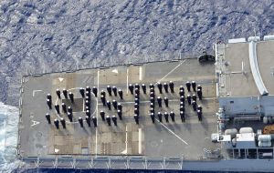 HMS Lancaster, known as the 'Queen's frigate' sent a message of congratulations 