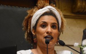 In March 2018, Afro-descendant Franco was shot dead when she was driving through downtown Rio de Janeiro after participating in an event with women
