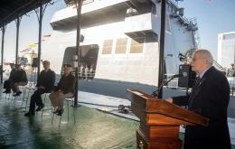 The incorporation of these four patrol vessels is fundamental to strengthening the activities of the Joint Maritime Command, Taiana said