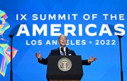 “There is no reason why the Americas cannot be secure, prosperous, and democratic, from the north of Canada to the southern tip of Chile,” Biden argued 