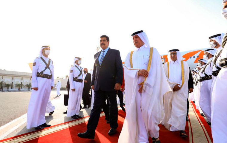 Maduro deepened Venezuela's ties with yet another Arab nation during his “Bolivarian Diplomacy of Peace” tour