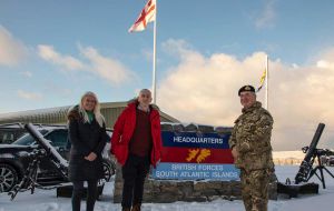 ”I was delighted to visit the Falkland Islands for the second time a few weeks ago and while inclement weather cut my program short