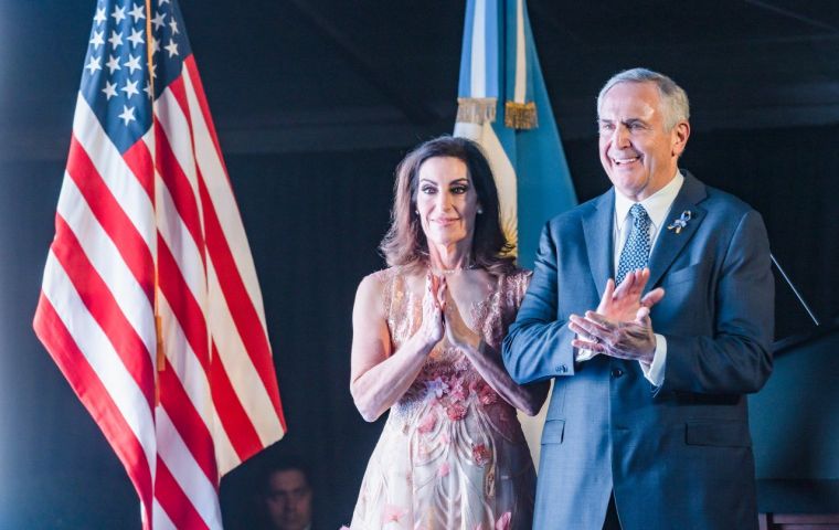 Ambassador Mark Stanley at the Argentine congress with the members of the foreign affairs committee