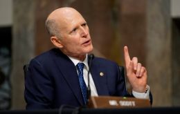 China’s current maneuvers are linked to the visit by US Senator Rick Scott of Florida to Taiwan