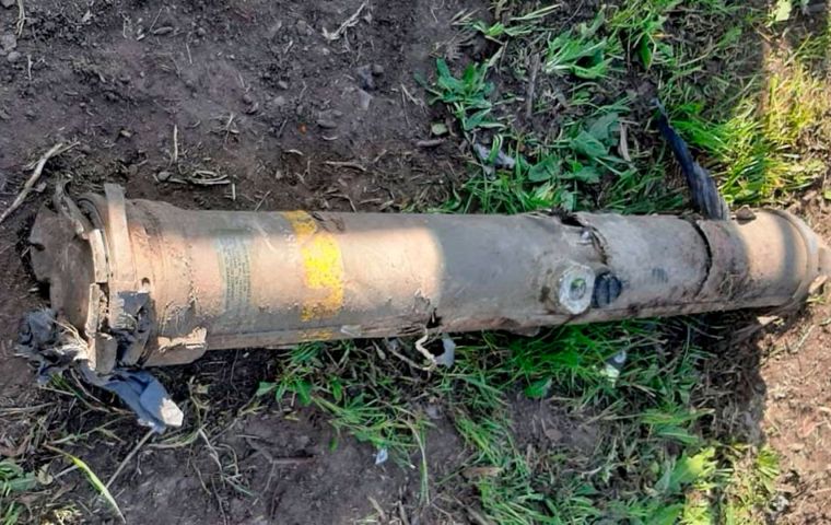 The authorities had said in 2015 that the projectile was useless without a launcher and none of those were missing, but one was found Thursday
