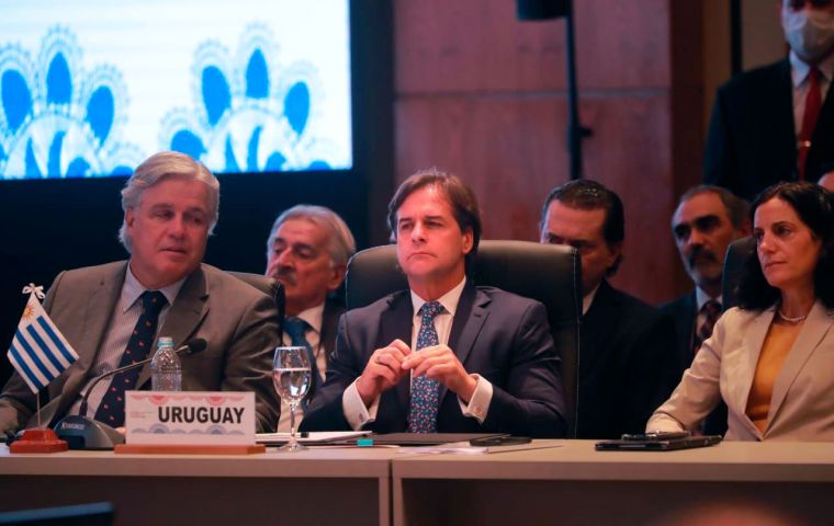 Lacalle said the document was not open to “flexibilizing” the bloc