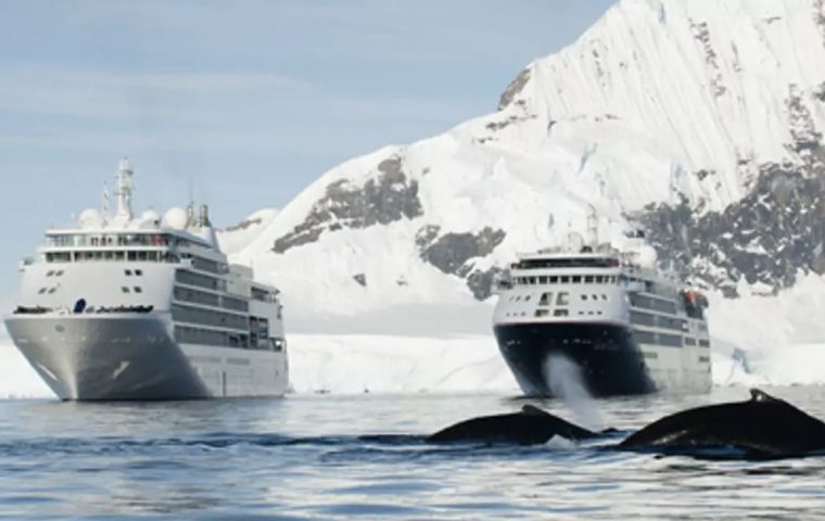 Silversea is the only cruise line currently offering Antarctica expeditions from Puerto Williams, and the only operating a private charter flight between Santiago and Puerto Williams.