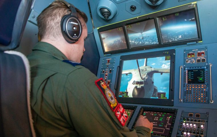 Air-to-air refueling is one of the most challenging manoeuvres for pilots (Picture: RAF).