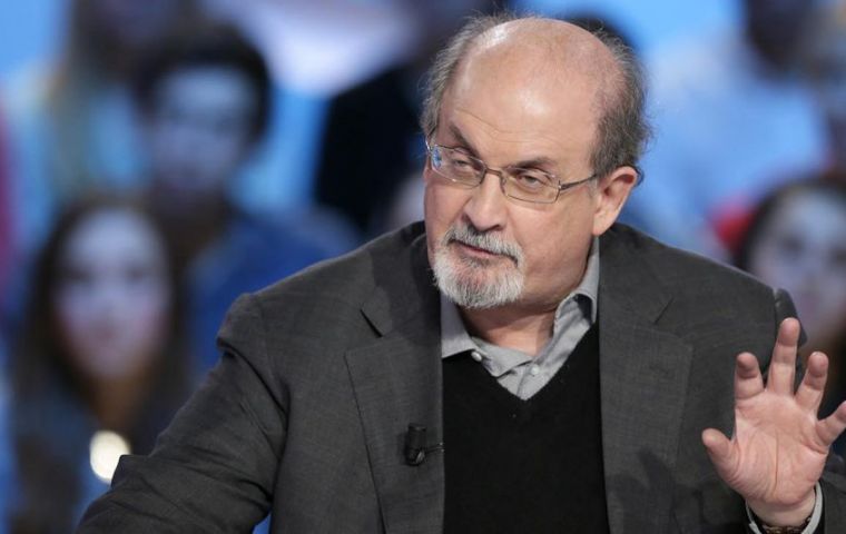 Rushdie was operated on and is on a ventilator at a Pennsylvania hospital