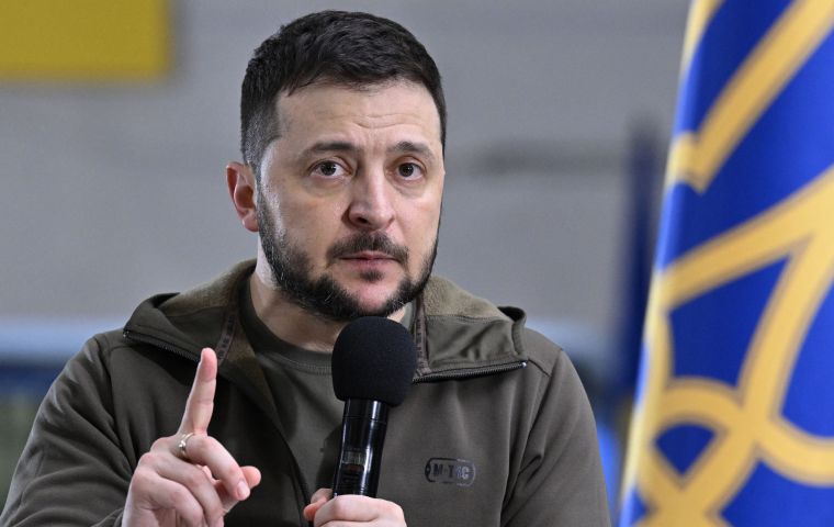 No forgiveness to Russia, but no revenge either, Zelensky told a Chilean University Forum