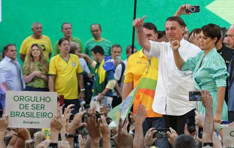 Bolsonaro insisted his supporters were entitled to “freedom of expression” so they cannot be banned from insulting judges or calling for a military intervention