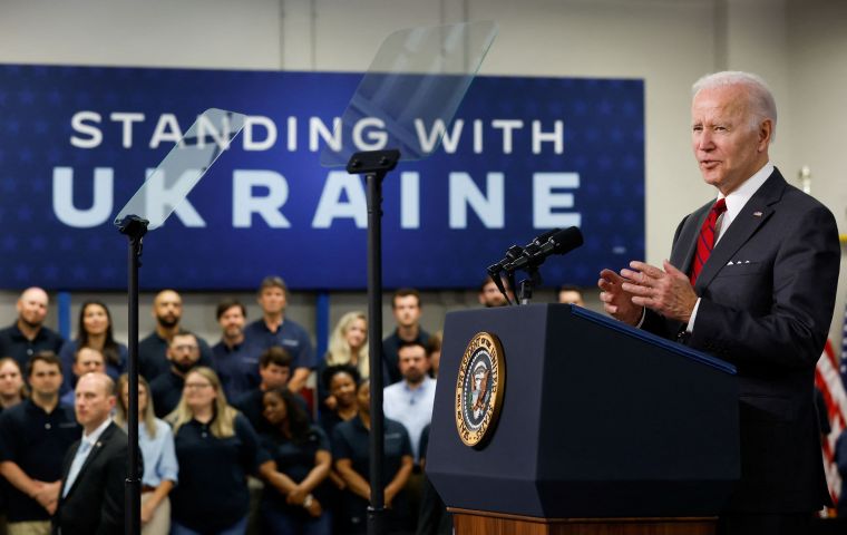 The US will always stand by Ukraine, Biden announced