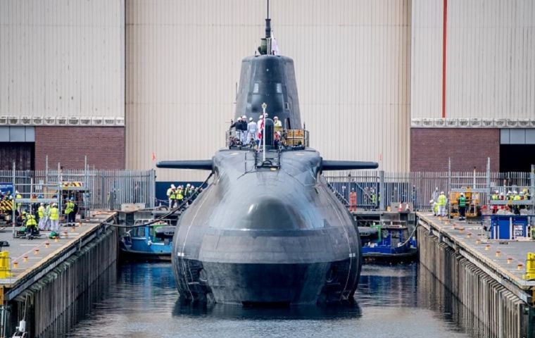 Anson is the fifth of the new Astute-class submarines to join the Royal Navy fleet, joining HMS Astute, Ambush, Artful and Audacious.