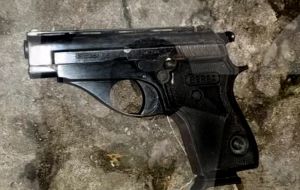 The weapon used by the assailant who attacked was a Bersa 380 caliber