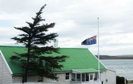 According to a FIG Statement, and The flag of the Falkland Islands will fly at half-mast, as will all others within the Commonwealth under Operation London Bridge