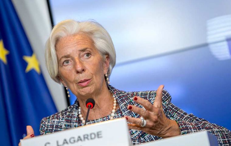 ECB chair Christina Lagarde explains the banks' change in rate policy, and anticipates further increases 